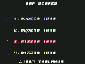 The high scores