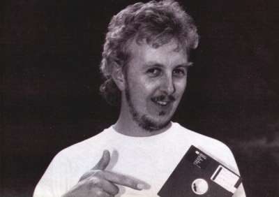 A picture of Martin with a disk!